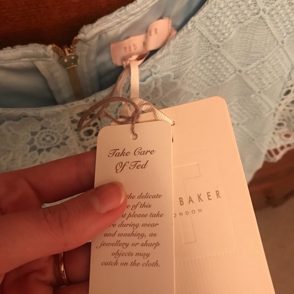 NWT Ted Baker Dixa Dress - Light blue - Picture 5 of 5